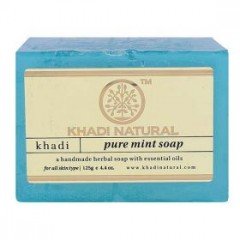 Khadi Natural Herbal Mint Soap 125G(Set of 2)